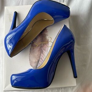 Jessica Simpson Blue Heels